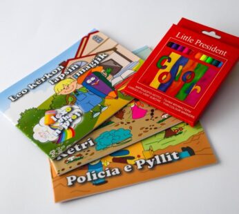 Set 3 libra LFN3 për fëmijë + ngjyrat