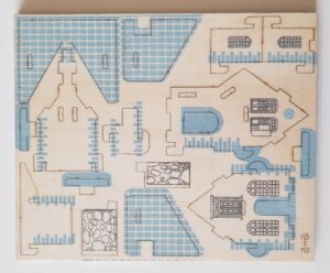 Puzzle druri Blue Dream 3D, PDBD3D 29 pjesë - Figura 2