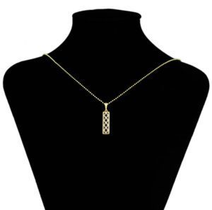 Varëse me gurë të vegjël sintetik Drejtkëndore VGVSDA2, e artë/argjendtë - Figura 6