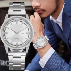 Orë dore elegante, me bateri ODEBH, hirtë - Figura 2