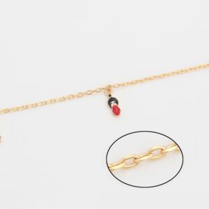 Byzylyk i praruar në ari 18 karatësh BD18K - Figura 5