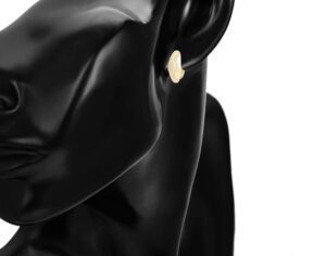 Vathë të praruar në ari 14 karatësh Badem VBA10, të artë - Figura 5