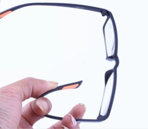 Syze optike me dioptri 2.0, kornizë elastike, të kuqe - Figura 3