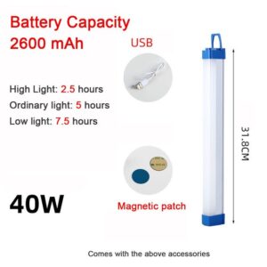 Llambë rimbushëse me USB, UN3481, 40W, 30cm - Figura 5