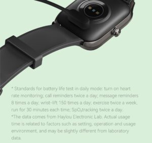 Orë e mençur Xiaomi HAYLOU GST, e zezë - Image 9