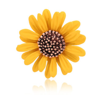 Brosh lule e verdhë/artë i praruar në ari 18 karatësh, BXLV