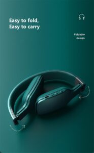 Kufje me bluetooth REMAX, RB-700HB, e zezë - Figura 3