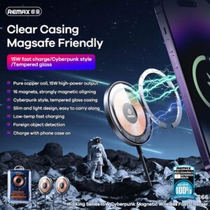 Karikues Wireless telefoni Remax, RP-W66, i zi - Figura 2