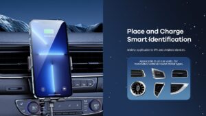 Karikues Wireless për telefon në makinë KWTMZ , Remax, e zezë - Figura 4