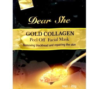 Maskë e artë për fytyrë Dear She MA4 me kolagjen, set 10 copë x 20g