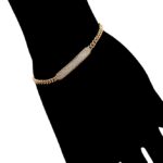 Byzylyk dore me gure, i praruar në arë 14k BDA14 - Figura 9