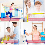 Shirit elastik për stërvitje, i verdhë, SE2 - Figura 5