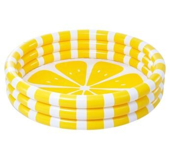 Pishinë për fëmijë me dizajn limoni Intex, e verdhë/bardhë, 147x33cm