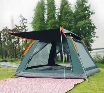 Tendë familjare Nrubi 240 × 240 × 155 cm, e gjelbër