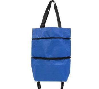 Çantë pazarit me rrota,e kaltër, Nrubi