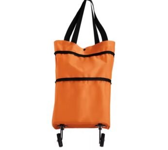 Çantë pazarit me rrota, portokalli, Nrubi