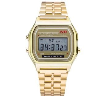 Orë dore digjitale për meshkuj dhe femra ODUA, e artë, 10052