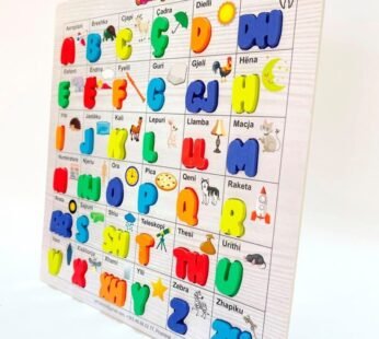 Puzzle alfabeti shqip, 36 shkronja 10057