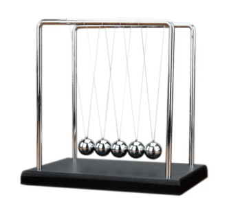 Dekor lavjerrësi i Njutonit antistres, 1 copë, e zezë