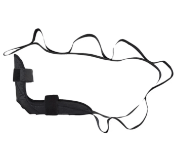 Rrip për zgjatje të muskujve në joga, e zezë, 1 copë