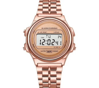 Orë dore digjitale për meshkuj dhe femra, e artë/rozë 10181