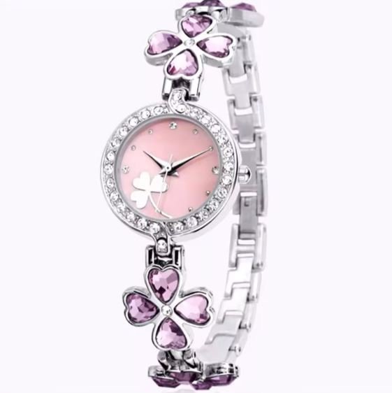 Orë për femra, me dizajn lulesh, rozë 10089